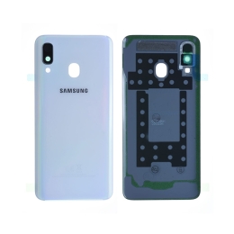 Samsung Originale Cache Batterie Vitre Arrière Blanche Pour Samsung Galaxy A40 (A405F)