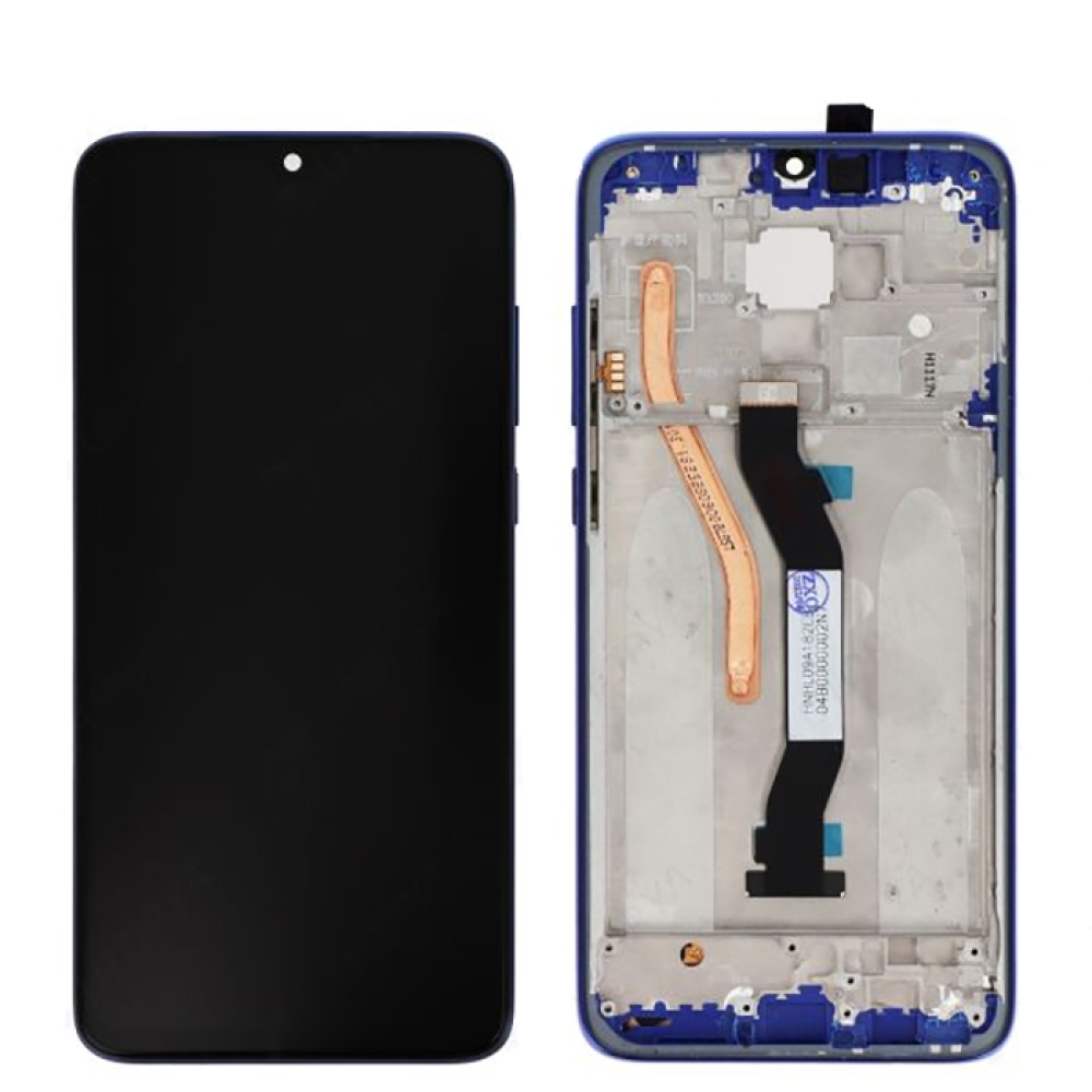 Ecran LCD / Vitre Tactile / Châssis Original Xiaomi Redmi Note 8 Bleu