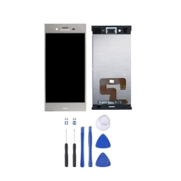 Sony Original Ecran LCD & Vitre tactile Argent Sans Châssis Pour