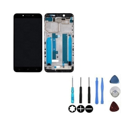 Asus Ecran LCD & Vitre Tactile Noir Assemblés Sur Châssis Pour