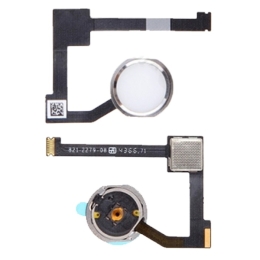Apple iPad Bouton Home Blanc Avec Nappe Pour
