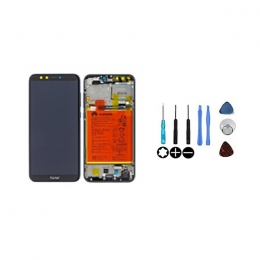 Honor Original Ecran LCD & Vitre tactile Noir Assemblés Sur Châssis Et Batterie Pour