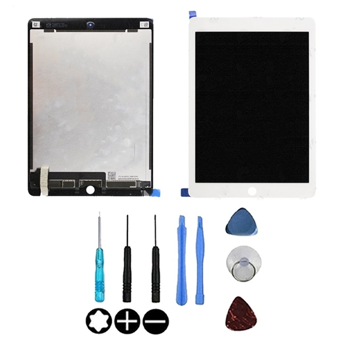 Ecran Complet Full LCD Touch Screen White Pour iPad Pro 9.7 A1673 A1674  A1675