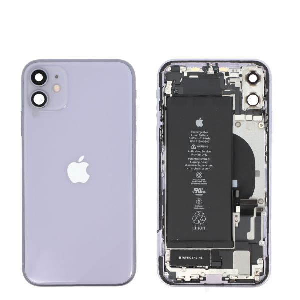 Châssis Complet IPhone 11 – Noir – Avec Batterie Et Caméra Arrière (A2111/A2221)