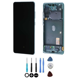 Samsung Originale Ecran LCD & Vitre tactile Vert Assemblés Sur Châssis Pour