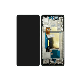 Motorola Original Ecran LCD et Vitre Tactile Avec Chassis PANTONE Shamrock pour Motorola Edge 60 5D68C29944