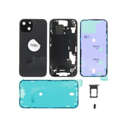 Apple iPhone Original Cache Batterie et Vitre Tactile Noir Pulled Reconditionné pour Apple iPhone 15