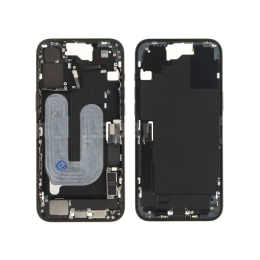 Apple iPhone Original Châssis central Grade B Noir Pulled Reconditionné pour Apple iPhone 16 Plus