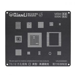 Outils 3D iBlack Stencil MSM 8996 QIANLI