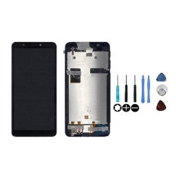 Wiko Original Ecran LCD & Vitre tactile Noir Assemblés Sur Châssis Pour