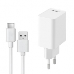 Realme Adaptateur Secteur 12W + Câble Type C Blanc Pour
