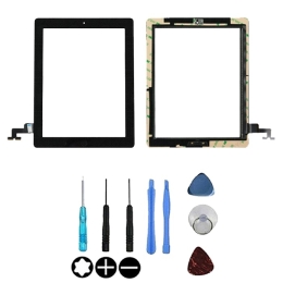 Apple iPad Vitre Tactile Noir Pour