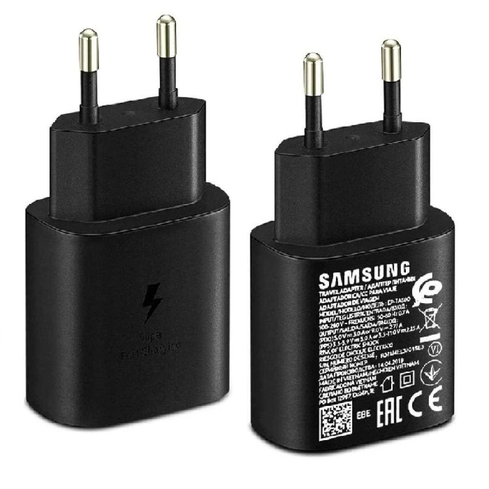 Chargeur Charger EP-TA800 Pour Galaxy A70, A80, A90, Note10+, S10 5G  Note10+ 5G