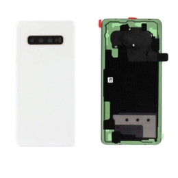 Samsung Cache Batterie Vitre Arrière Blanc Pour Samsung Galaxy S10+ G975F