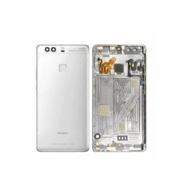 Huawei Cache Batterie Vitre Arrière Premium Blanc pour Huawei P9 Plus