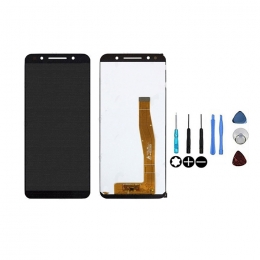Alcatel Ecran LCD & Vitre Tactile Noir Sans Châssis Pour