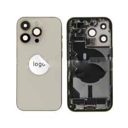 Apple iPhone Original Cache Batterie et Vitre Tactile Grade B avec petites pièces Or Pulled Reconditionné pour Apple iPhone 14 Pro