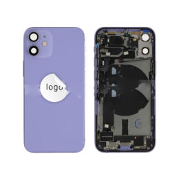 Apple iPhone Original Cache Batterie et Vitre Tactile Grade C avec petites pièces Violet Pulled Reconditionné pour Apple iPhone 12 mini