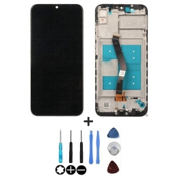 Huawei Ecran LCD & Vitre tactile Noir Assemblés Sur Châssis Pour
