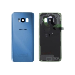 Samsung Originale Cache Batterie Vitre Arrière Bleue Pour
