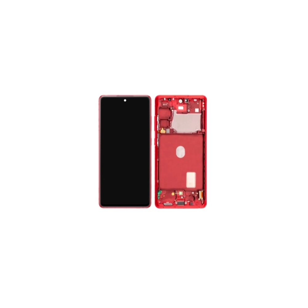 Ecran LCD et Vitre Tactile OLED avec Châssis Cloud Red pour Samsung pour  Samsung Galaxy S20 FE 5G G781/Galaxy S20 FE 4G G780
