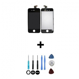 Apple Ecran LCD Vitre Tactile Noir Pour iPhone 4 A1332 / A1349